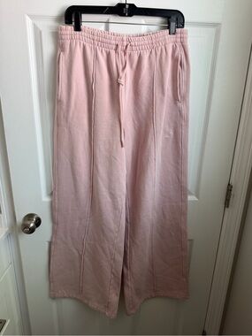 PINK Light Pink Wide-Leg Sweatpants